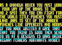 Игра Out for the Count (ZX Spectrum)