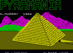Игра Pyramania (ZX Spectrum)