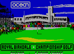 Игра Royal Birkdale: Championship Golf (ZX Spectrum)
