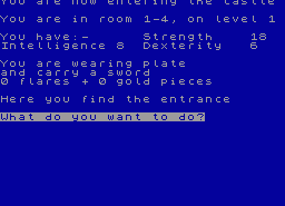 Игра Sorcerer's Castle (ZX Spectrum)