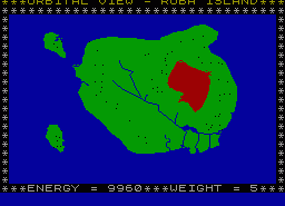 Игра Space Island (ZX Spectrum)