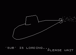 Игра Sub (ZX Spectrum)