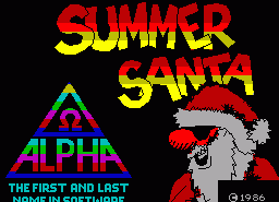 Игра Summer Santa (ZX Spectrum)