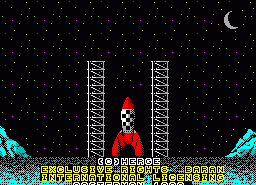 Игра Tintin on the Moon (ZX Spectrum)