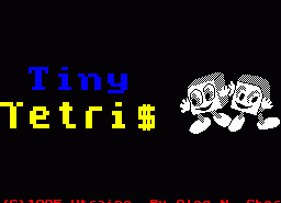 Игра Tiny Tetris (ZX Spectrum)