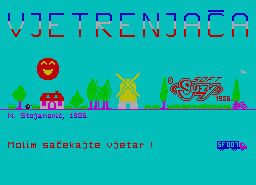 Игра Vjetrenjaca (ZX Spectrum)
