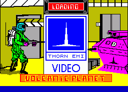 Игра Volcanic Planet (ZX Spectrum)