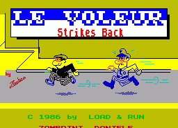 Онлайн игра Voleur Strikes Back, Le (ZX Spectrum) Игра Voleur Strikes Back, Le (ZX Spectrum)