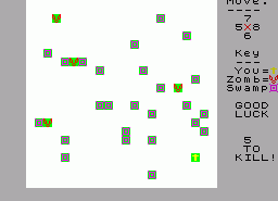 Игра Zombies (ZX Spectrum)