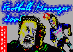 Игра ZX Football Manager 2005 (ZX Spectrum)