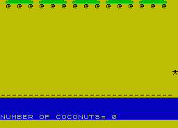 Игра Coconuts (ZX Spectrum)