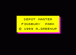 Онлайн игра Depot Master Finsbury Park (ZX Spectrum) Игра Depot Master Finsbury Park (ZX Spectrum)