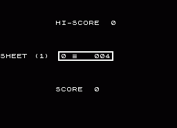 Игра Invadigits (ZX Spectrum)