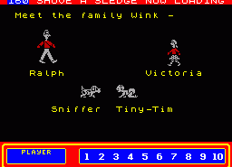 Игра Shove a Sledge (ZX Spectrum)