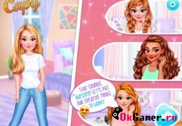 Игра Princesses: Design My Sorority T-Shirt