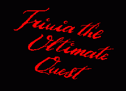 Игра Trivia (ZX-Spectrum)
