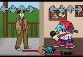 Игра FNF vs Door to Door Salesman