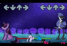 Игра FNF with Twilight Sparkle and Mordecai