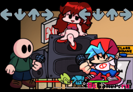 Игра Friday Night Funkin': Riddle School and Phil Eggtree