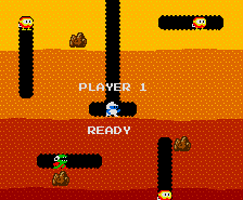 Игра Dig Dug